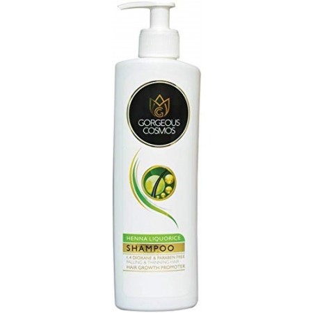 Henna Liquorice Shampoo 1.4 Dioxane & Paraben Free Falling & Thinning Hair Hair Growth Promoter 350 Ml