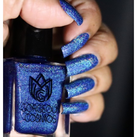 Blue Blazes! Unearthly deep blue holo